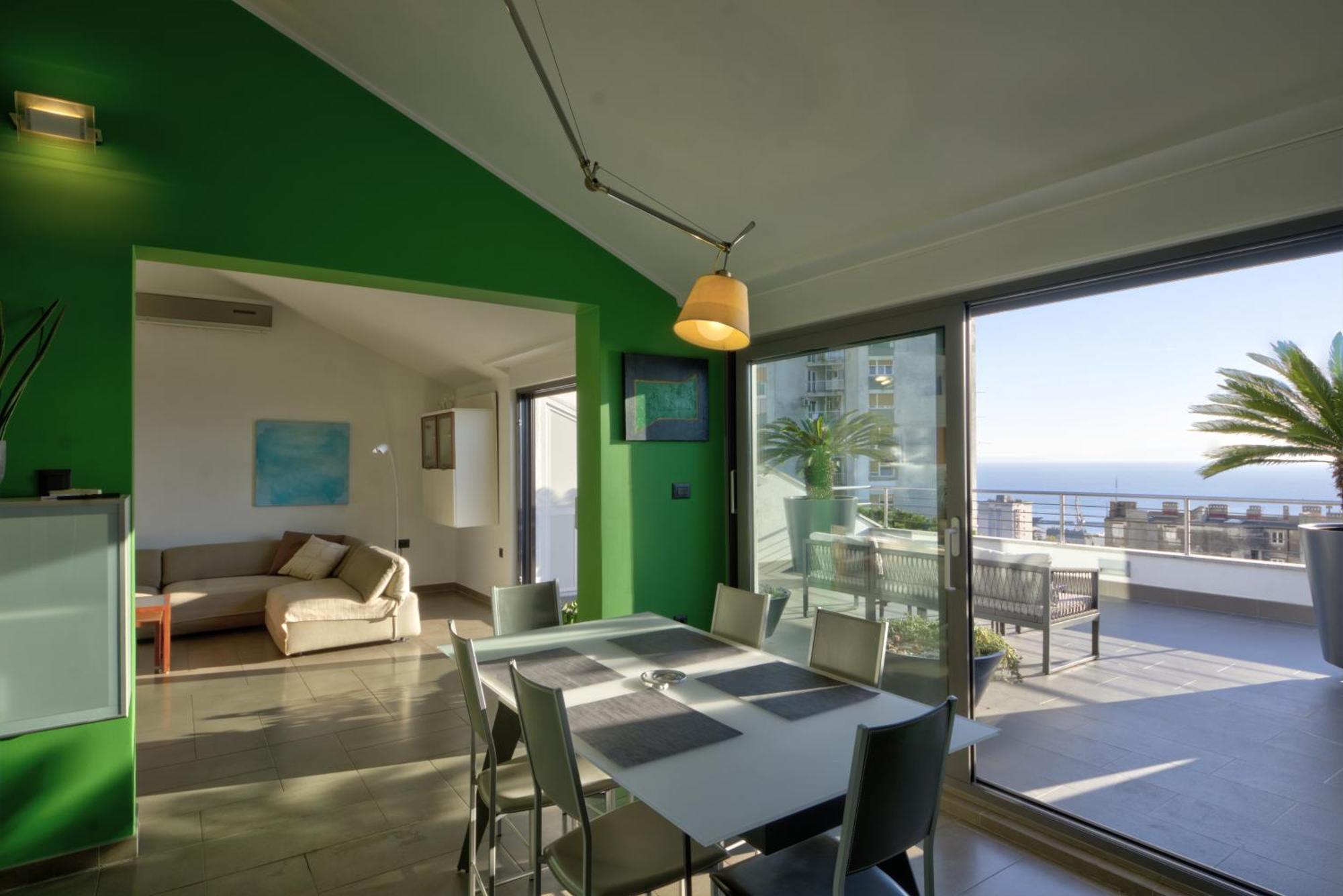 Penthouse Belvedere City View With Private Parking Rijeka Exteriör bild